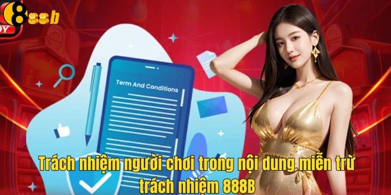 Trách nhiệm của người chơi trong nội dung miễn trừ