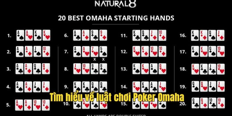 Tìm hiểu về luật chơi Poker Omaha
